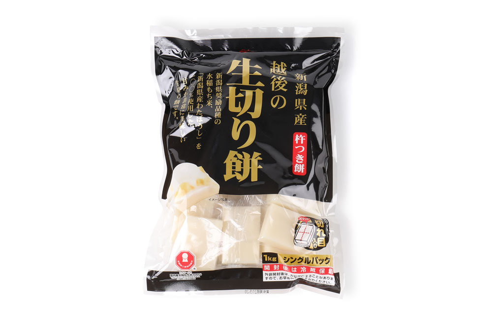 mykai マイカイ　新潟県産　越後の生切り餅　1kg