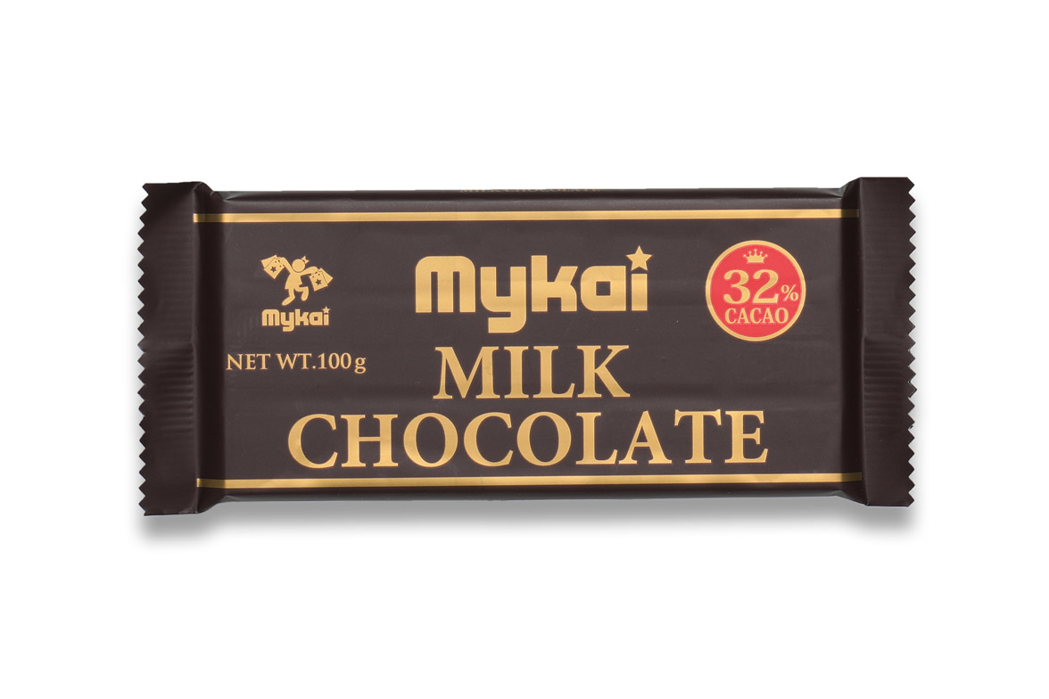 mykai マイカイ　Mykai MILK CHOCOLATE　カカオ３２％　100ｇ