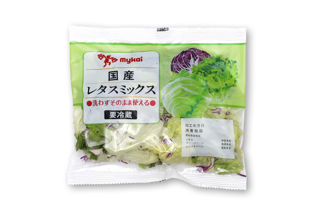 mykai マイカイ　国産レタスミックス　80ｇ