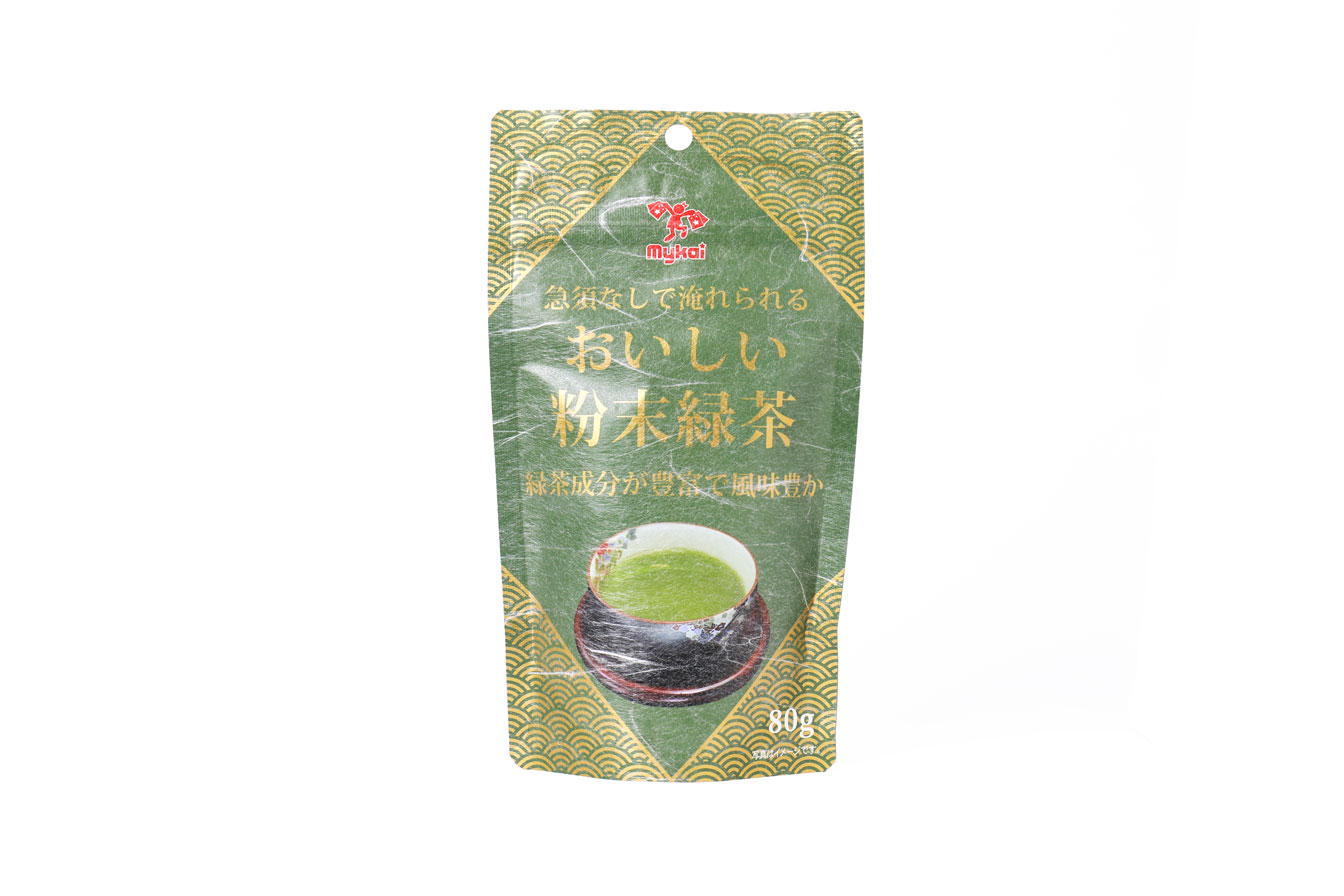 mykai マイカイ　おいしい粉末緑茶　80ｇ