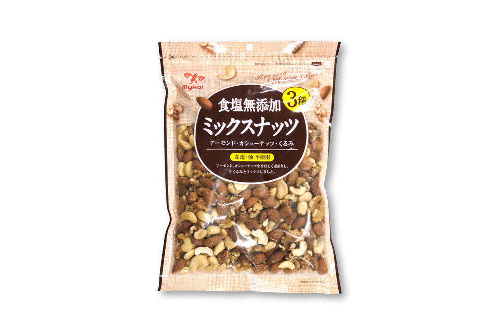 mykai マイカイ　ミックスナッツ　食塩無添加　５００ｇ