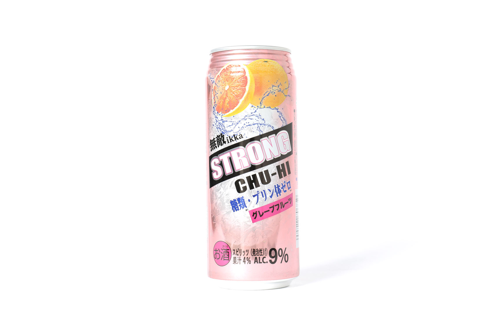 無敵ikka STRONG CHU-HI　グレープフルーツ　500ｍｌ　alc.8%